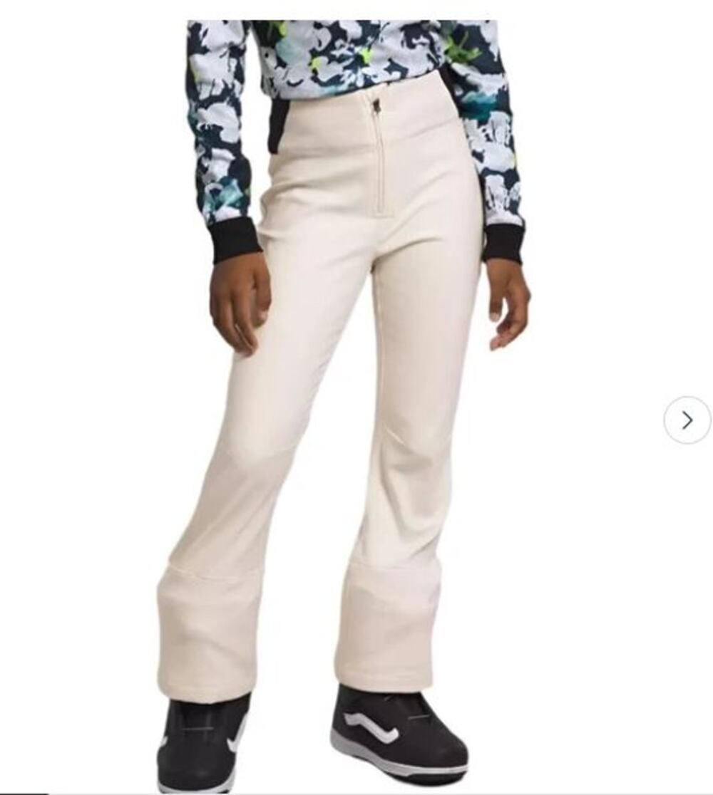 NWT The North Face Girls Snoga Ski Pants, XL, 14/16, White, Snowboard